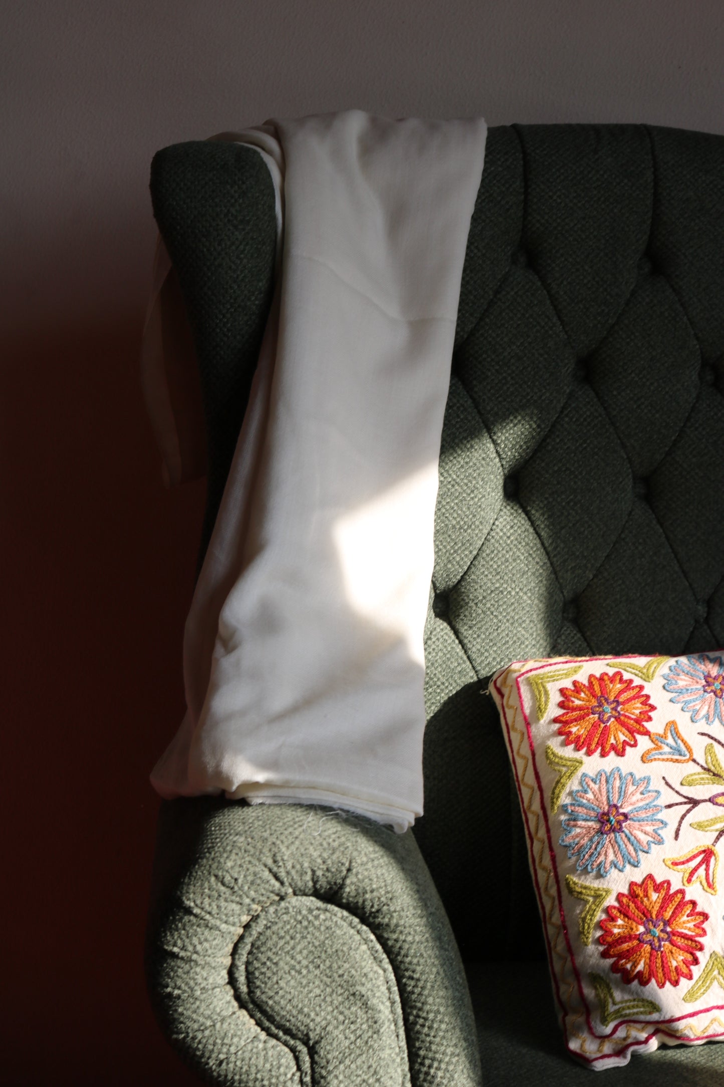 White Cashmere Shawl