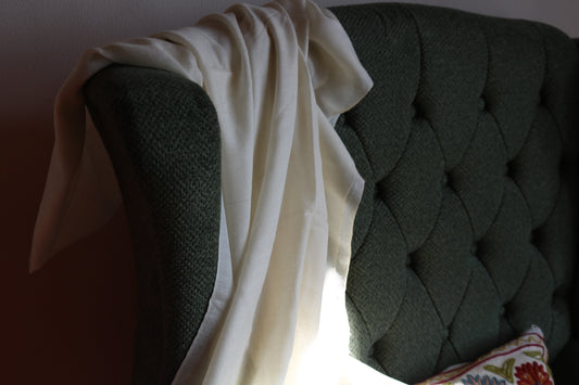 White Cashmere Shawl